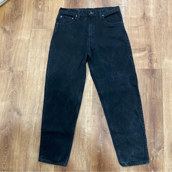 Levi's Other - Levi's 550 Relaxed Fit Tapered Faded Black Jeans Mens 34x30 USA Made Vintage 90s